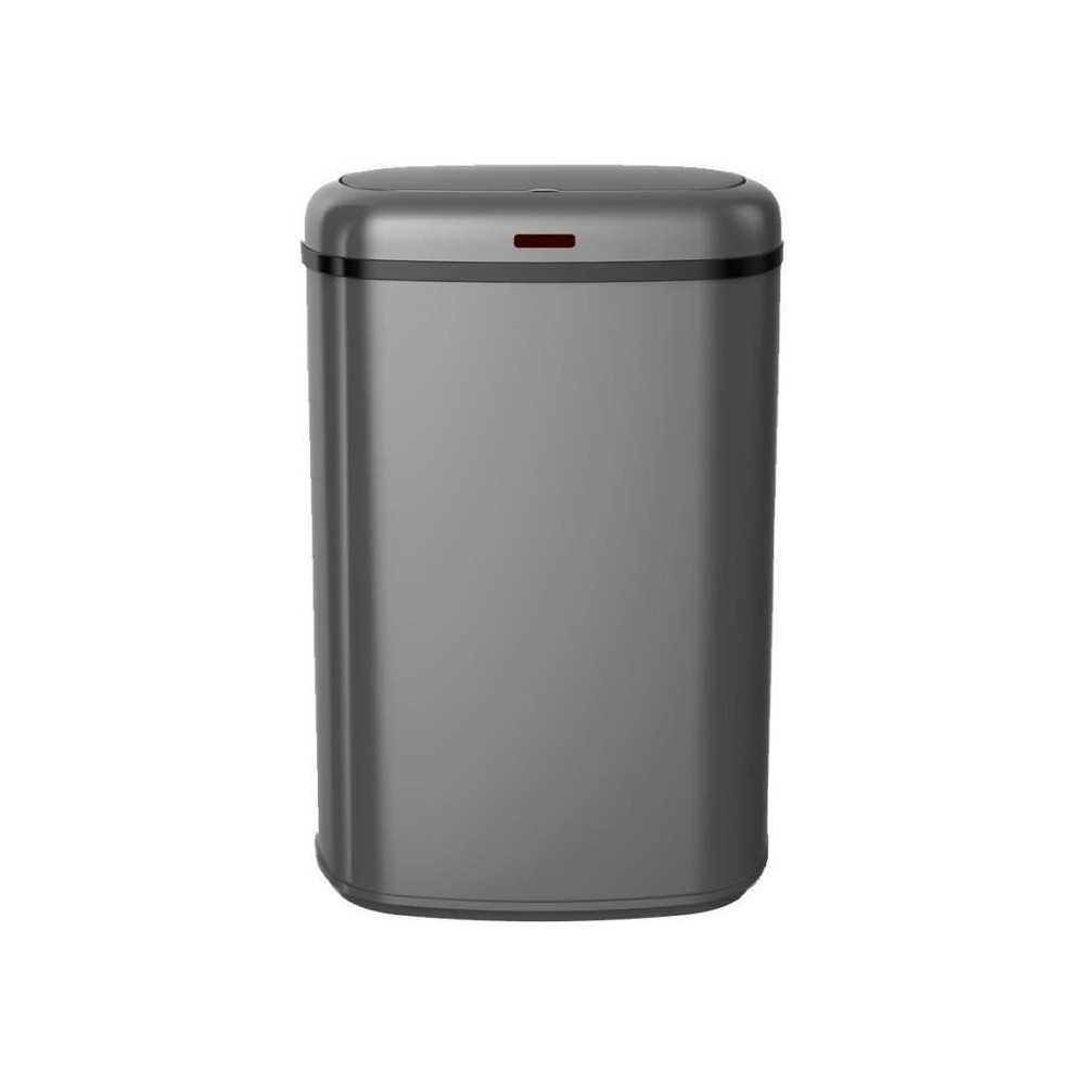 Automatic kitchen bin - LOGAN - KITCHEN MOVE - 58 L - Matt grey stainl