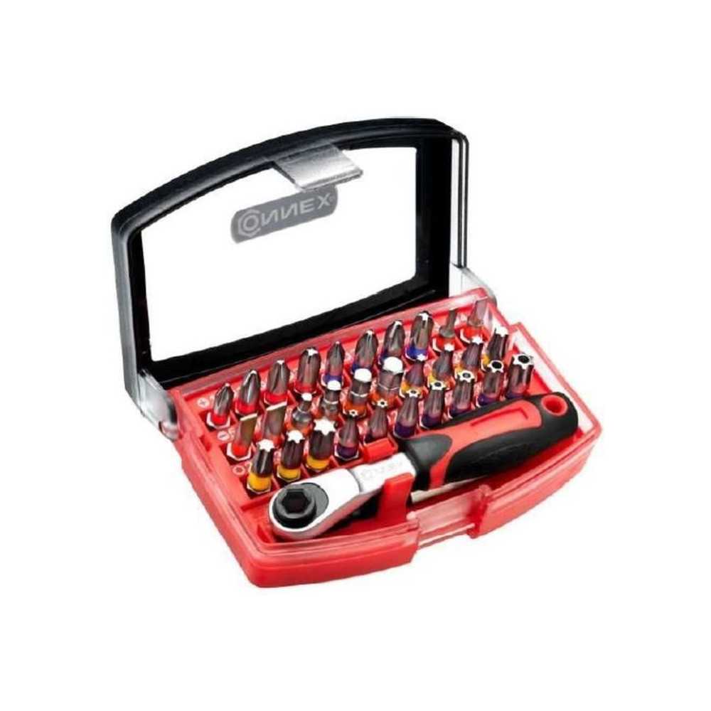 CONNEX BIT SET + RATCHET 32PCS