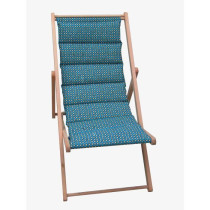 PRIVATE GARDEN Quilted deckchair Douala - Removable canvas