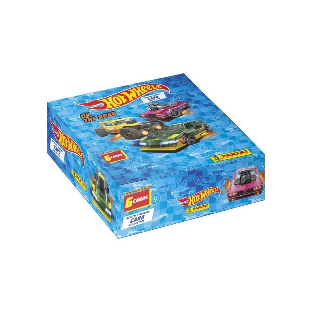 Boîte de Stickers - PANINI - Hot Wheels TC - 24 pochettes - 1 carte