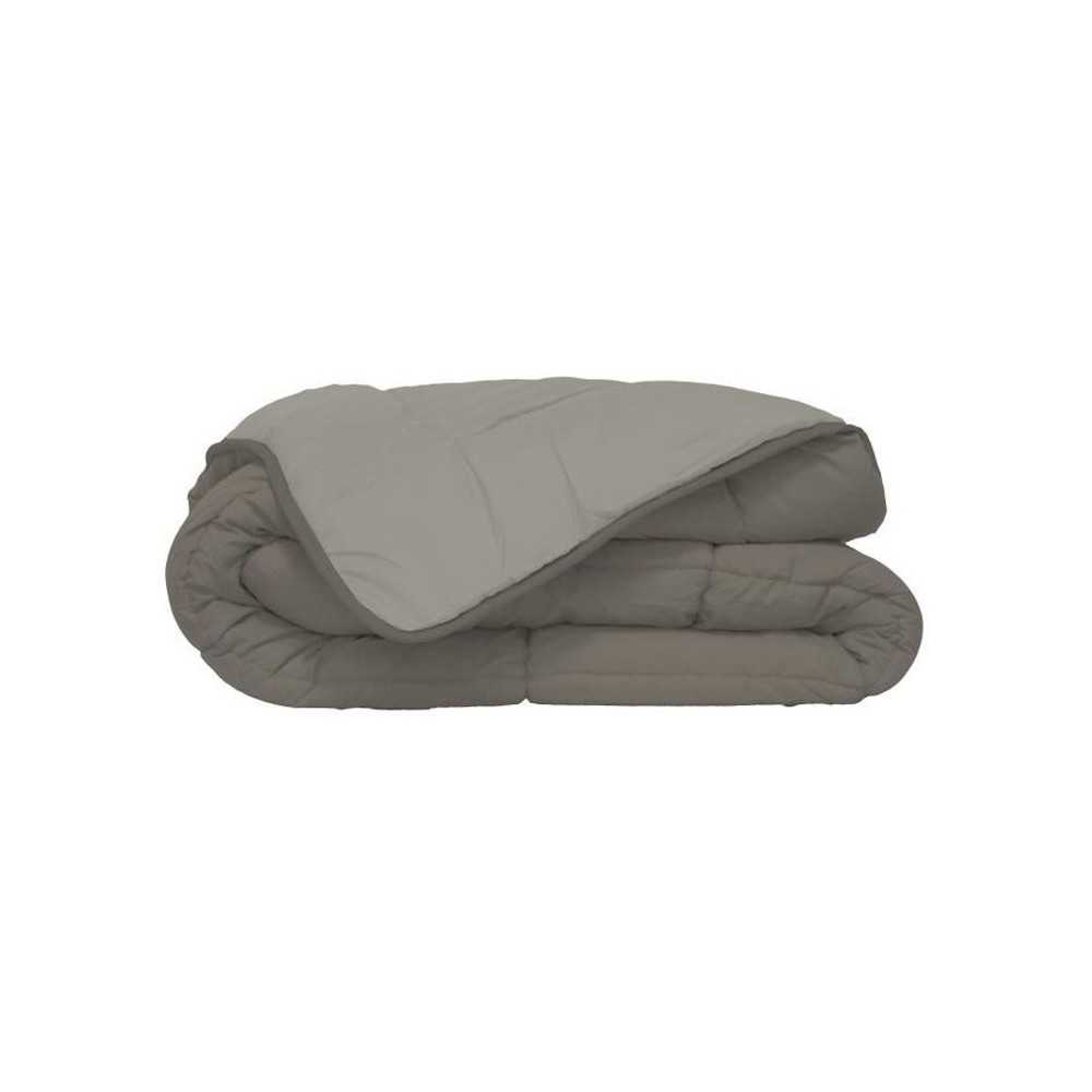 Calgary Hot duvet Microfiber 400g/m² Taupe & Lin 140x200cm