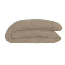 Calgary Hot duvet Microfiber 400g/m² Taupe & Lin 140x200cm