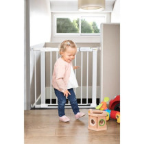 SAFETY 1ST Flat Step Barrier Metal Child Safety Barrier - White