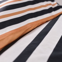 Double bed set -TODAY - 240x200 cm - 100% Cotton - Orange, Black and W