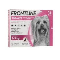 FRONTLINE 3 Tri-Act pipettes - For dogs from 2 to 5 kg