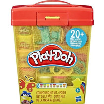 Play-Doh - Super accessory box and 5 plasticine jars of 56g each