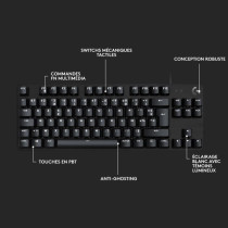 LOGITECH G - Gaming Keyboard - G413 TKL SE - Mechanical, Backlit, Blac