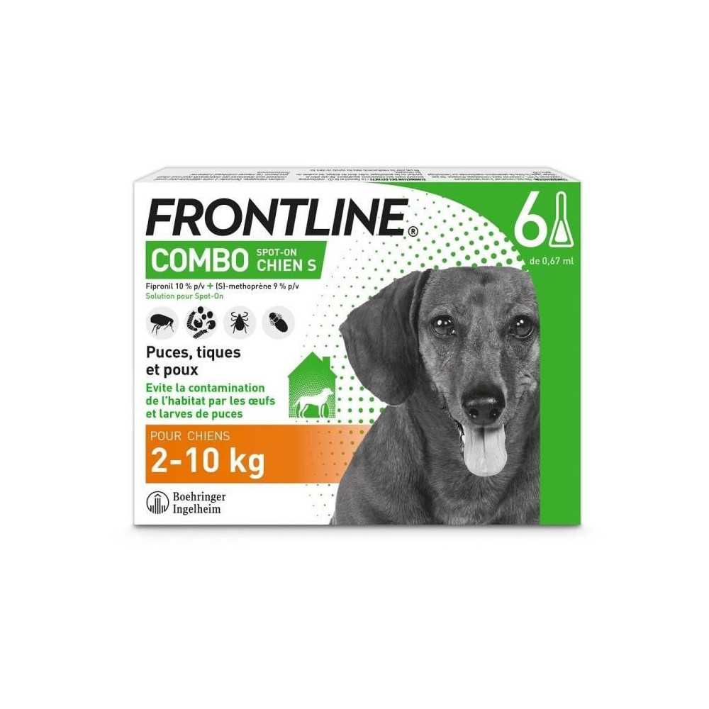 Frontline Combo dog S 6 pipettes