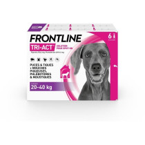 FRONTLINE TRI-ACT 20-40kg - 6 pipettes