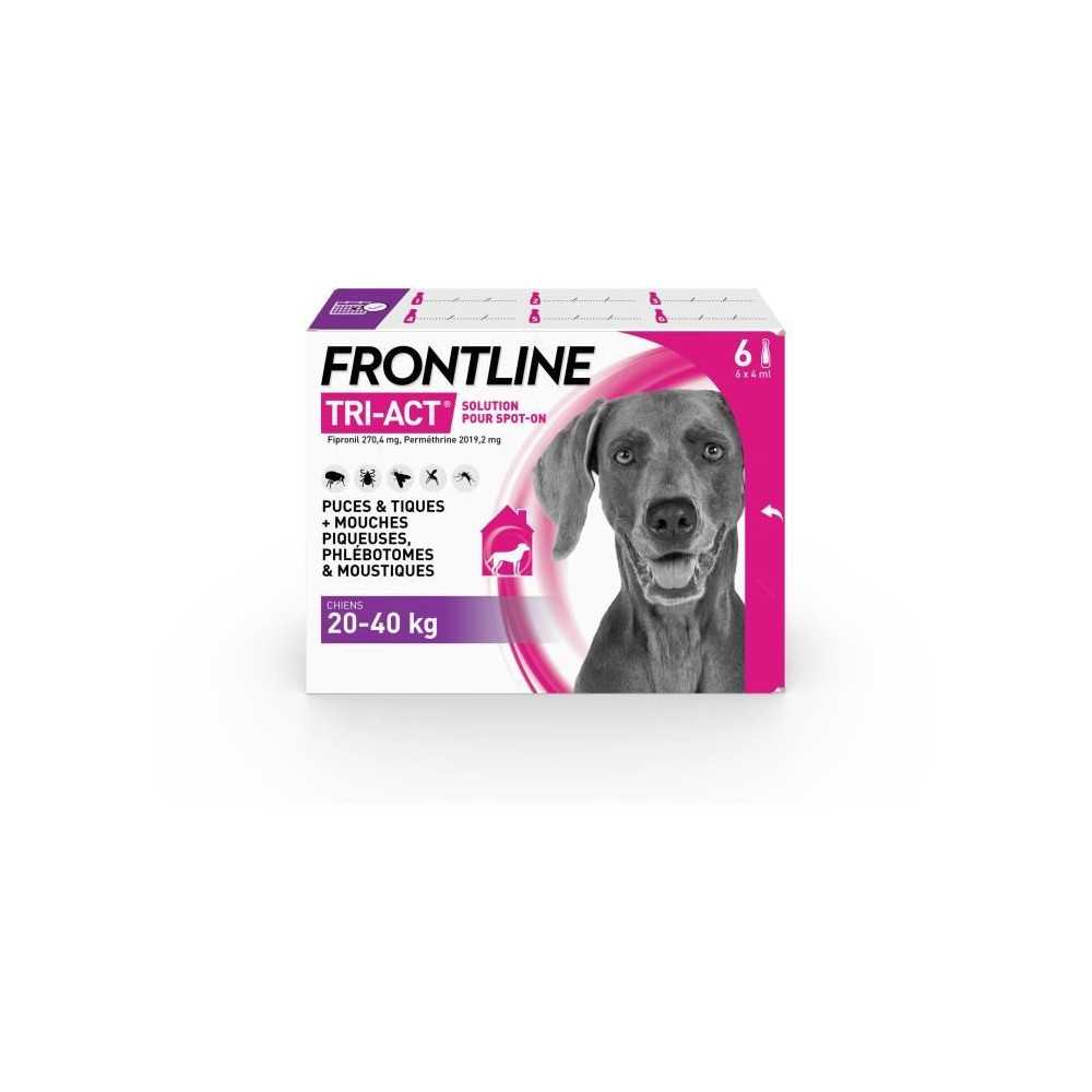 FRONTLINE TRI-ACT 20-40kg - 6 pipettes