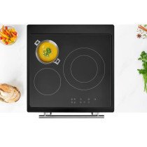 Cuisiniere induction - CONTINENTAL EDISON - CECI60FPB - 3 feux - L60 x