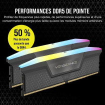 RAM Memory - CORSAIR - Vengeance RGB DDR5 RAM 64GB (2x32GB) 6000MHz CL