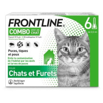 Frontline Combo Chats and Ferrets 6 pipettes