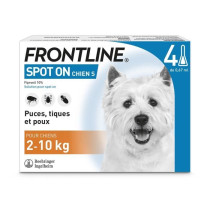 Frontline spot on dog S 4 pipettes