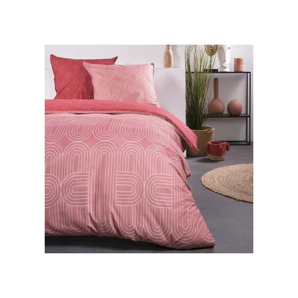 Bedding set - TODAY - Sunshine - 2 people - 220x240 cm - Cotton - Red