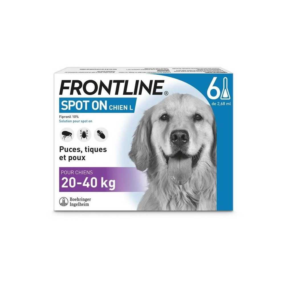 FRONTLINE Spot On dog 20-40kg - 6 pipettes