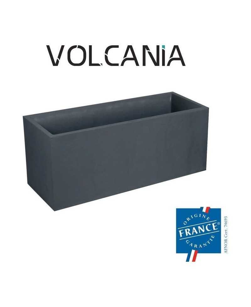 EDA Bac jardiniere Volcania 100 x 40 x 40 cm - 97,6 L - Gris anthracite