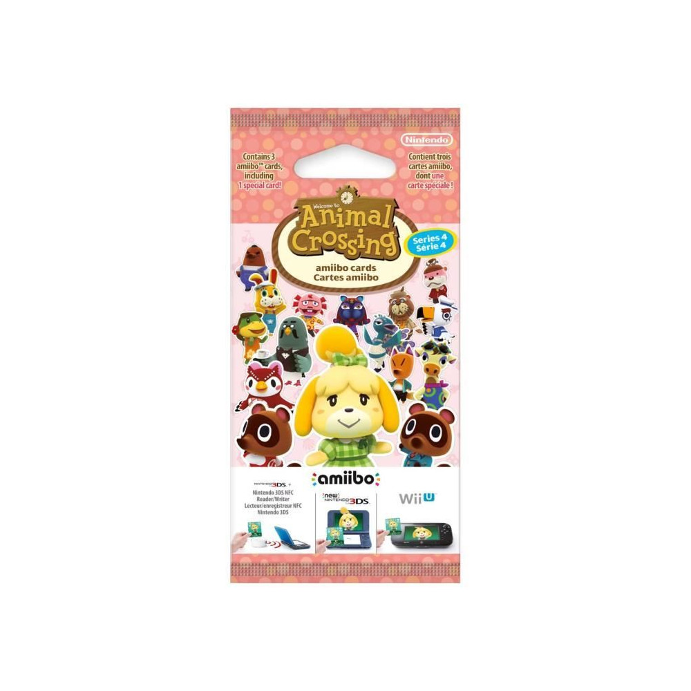 Pack of 3 Animal Crossing Cards Series 4