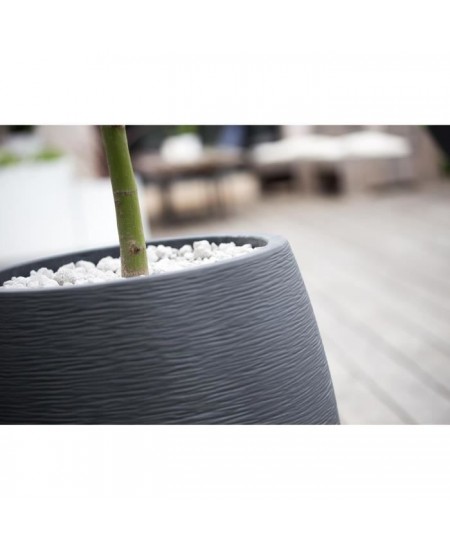 EDA Pot rond Graphit Ø50cm - Contenance 53L - Gris anthracite