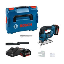 Jigsaw BOSCH PROFESSIONAL GST 18V-LI B + 2 batteries 4,0Ah + GAL 18V-4