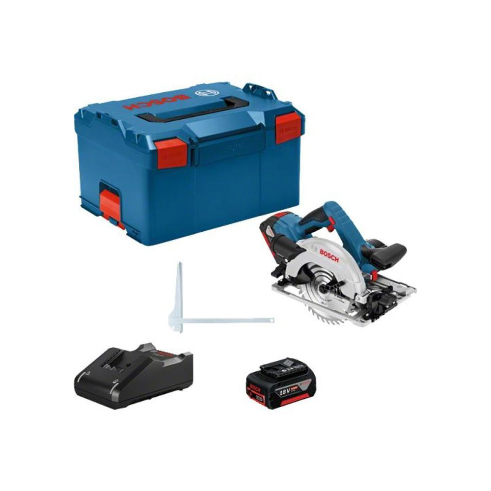 Circular saw 18V GKS 18V -57 g Professional + 2 batteries 4 AH + Charg