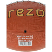 Ballon de football américain - REZO - Caoutchouc - Taille 3 - Marron