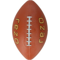 Ballon de football américain - REZO - Caoutchouc - Taille 3 - Marron