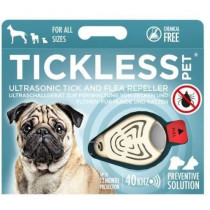 Répulsif anti-tiques et puces - TICKLESS PET - Pile - Beige