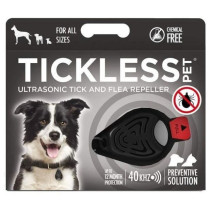 Répulsif anti-tiques et puces - TICKLESS PET - Pile - Noir