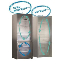 Réfrigérateur pose libre - Combiné - BEKO - BRCNE560K40DSN - Neo Fr