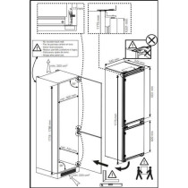 Réfrigérateur combiné intégrable BEKO BCHA275K4SN - 2 portes - 262