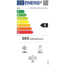 Réfrigérateur pose libre - Combiné - BEKO - BRCNE560K40DSN - Neo Fr