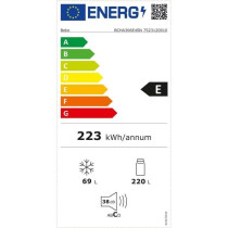 Réfrigérateur combiné BEKO - BCHA306E4SN - portes - intégrable - 2