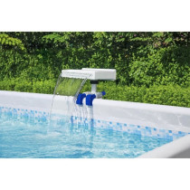 Fontaine cascade - Bestway - Pour piscine hors sol - Avec LED