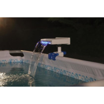 Fontaine cascade - Bestway - Pour piscine hors sol - Avec LED