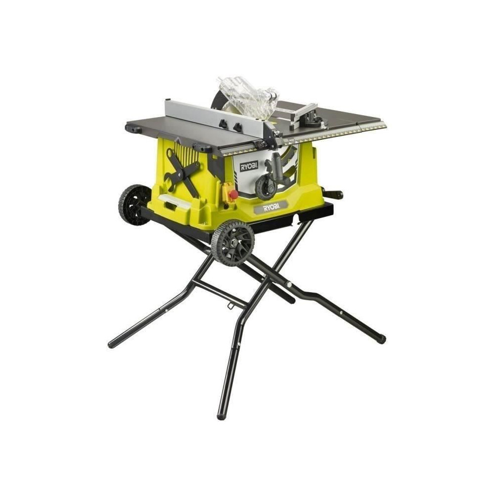 RYOBI - Scie sur table 1 800 W - table alu + pietement retractable, la