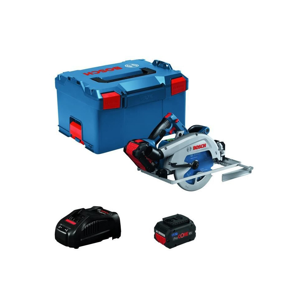 Circular saw Bosch Professional GKS 18V + 2 batteries 5.5Ah Procore 18