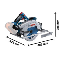 Circular saw Bosch Professional GKS 18V + 2 batteries 5.5Ah Procore 18