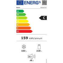 Réfrigérateur combiné BOSCH KGN367ICT SER4 - 2 Portes - Pose libre