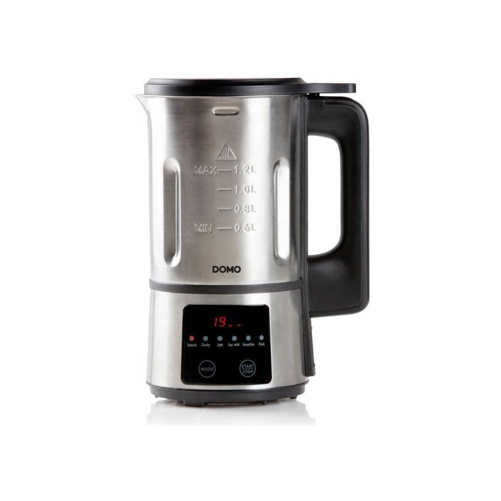 Domo heating blender - 6 programs - stainless steel