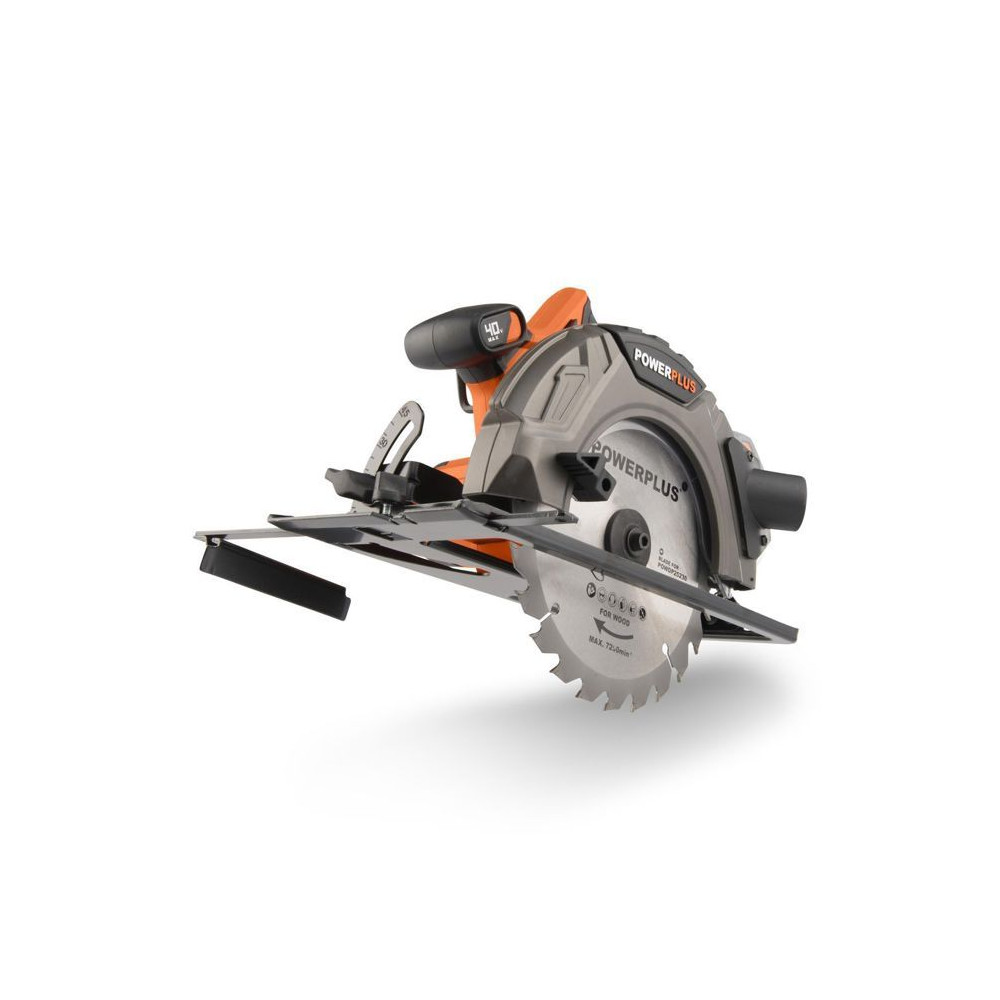 Wireless Circular saw 40V Ø185mm - Dual Power Powdp25230 - Delivered