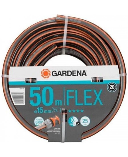 GARDENA Tuyau d'arrosage Comfort FLEX – Longueur 50m – Ø15mm – Anti noeud et indéformable – Garantie 20 ans (18049-26)