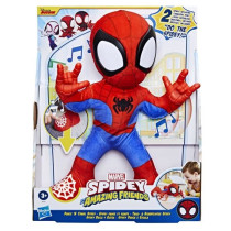 Spidey dances and crawls, interactive plush with music and sounds, sup