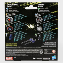 Beyblade X Marvel Collab Spider-Man 3-60F vs. Venom 3-80N, multipack