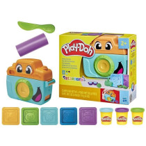 Play-Doh Mes petites photos Starters, pâte a modeler, caméra factice