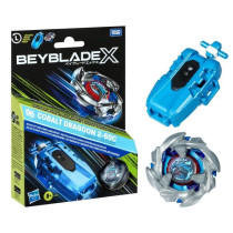 Beyblade X pack Cobalt Dragoon 2-60C avec lanceur a corde deluxe, toup