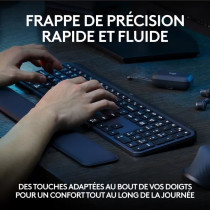 Clavier - Sans fil - Logitech - MX Keys S - Rétroéclairé - AZERTY -