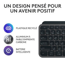 Clavier - Sans fil - Logitech - MX Keys S - Rétroéclairé - AZERTY -