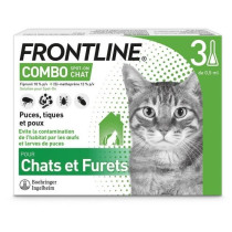 Frontline Combo Chats and Faurets 3 pipettes