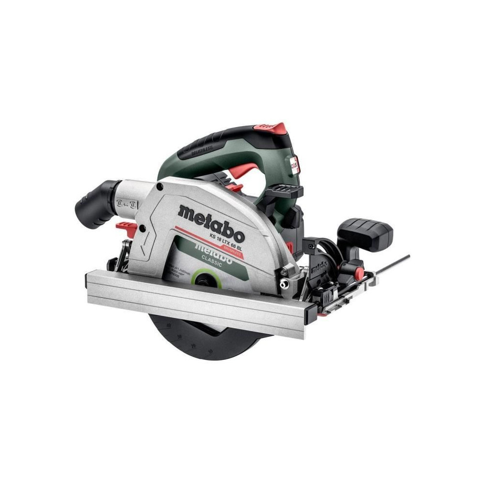 Cordless portable circular saw - METABO - KS 18 LTX 66 BL - 18 V - car